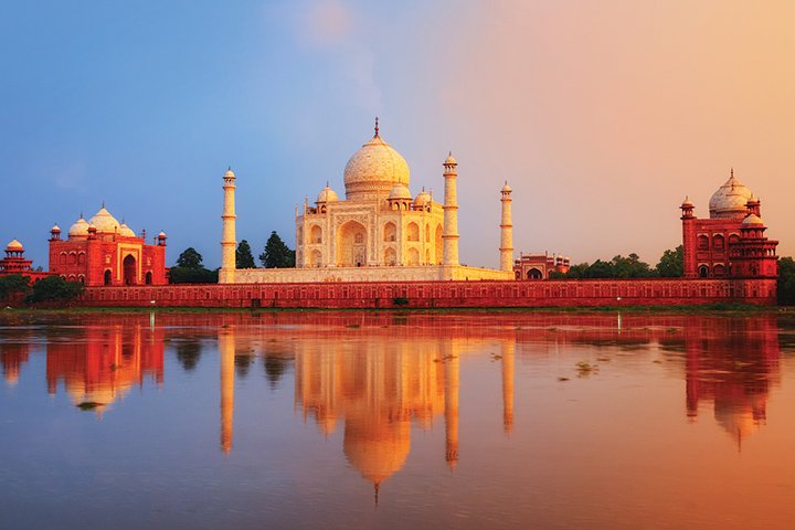 Taj Mahal at Sunrise and Agra Day Tour from Delhi